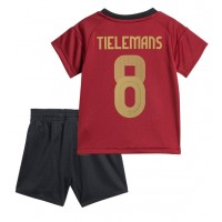 Dětský Fotbalový dres Belgie Youri Tielemans #8 ME 2024 Domácí Krátký Rukáv (+ trenýrky)